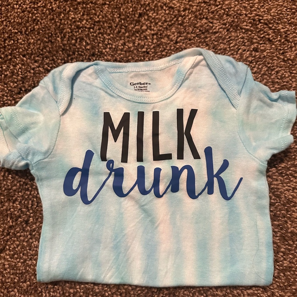 Gerber Blue Kids Shirt - Milk Drunk